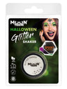 Moon Terror Halloween Glitter Shakers, White