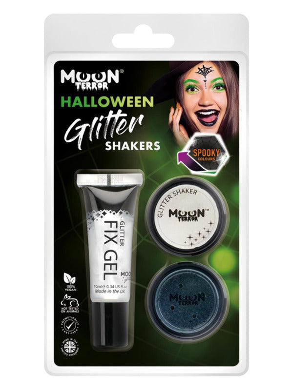 Moon Terror Halloween Glitter Shakers, Dress Loud