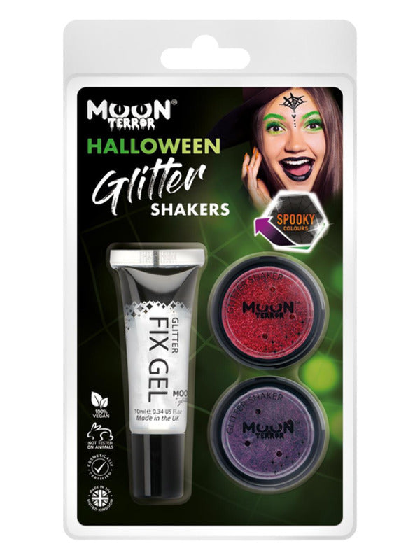 Moon Terror Halloween Glitter Shakers, Dress Loud