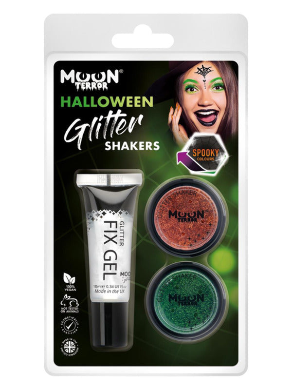 Moon Terror Halloween Glitter Shakers, Dress Loud