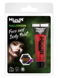 Moon Terror Halloween Face & Body Paint, Red Dress Loud