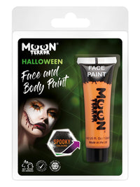 Moon Terror Halloween Face & Body Paint, Orange Dress Loud