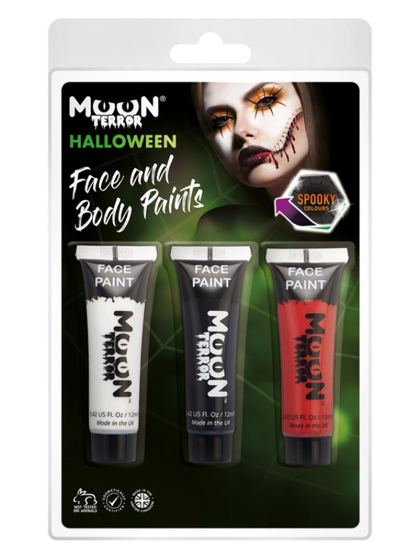 Moon Terror Halloween Face & Body Paint, Dress Loud