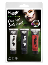 Moon Terror Halloween Face & Body Paint, Dress Loud