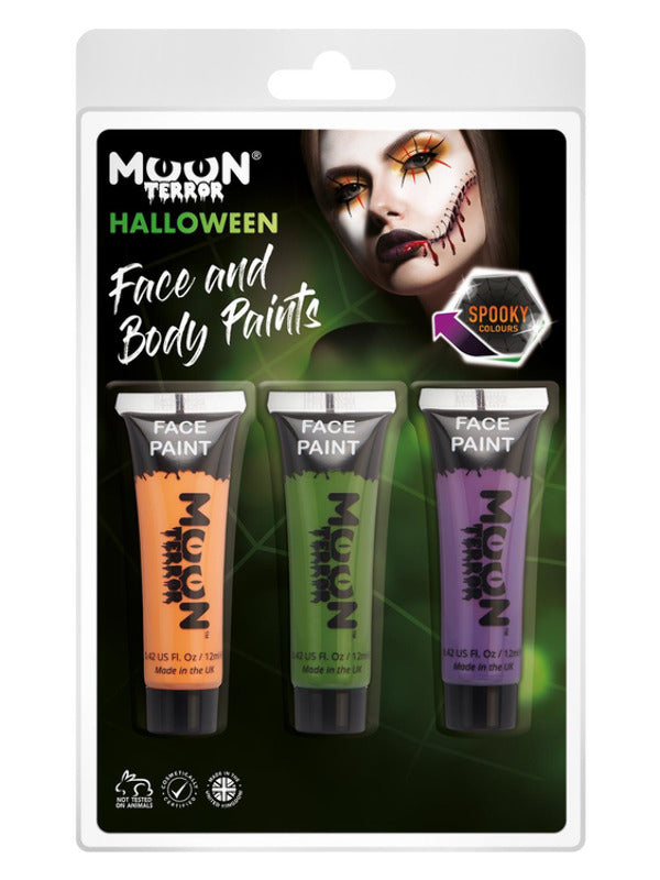 Moon Terror Halloween Face & Body Paint, Dress Loud