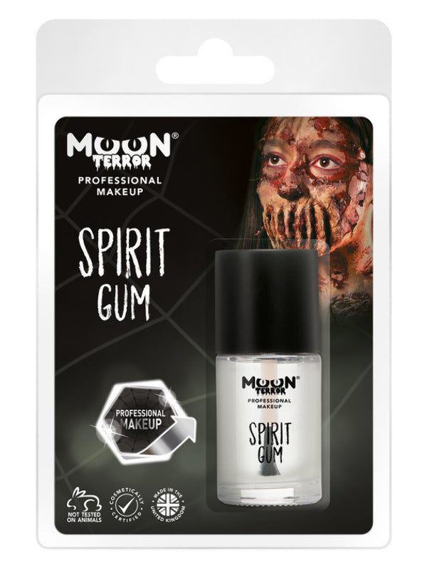 Moon Terror Pro FX Spirit Gum, Clear Dress Loud