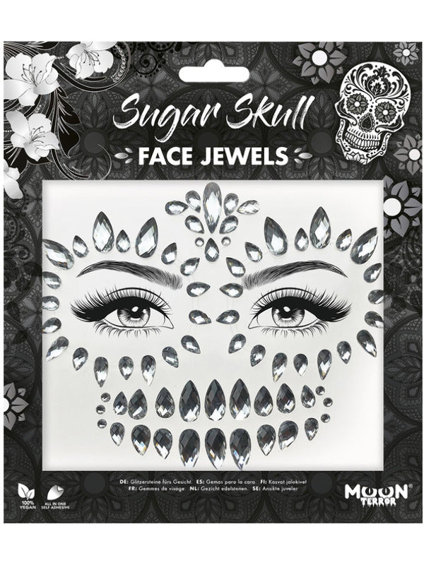 Moon Terror Face Jewels, Sugar Skull Dress Loud