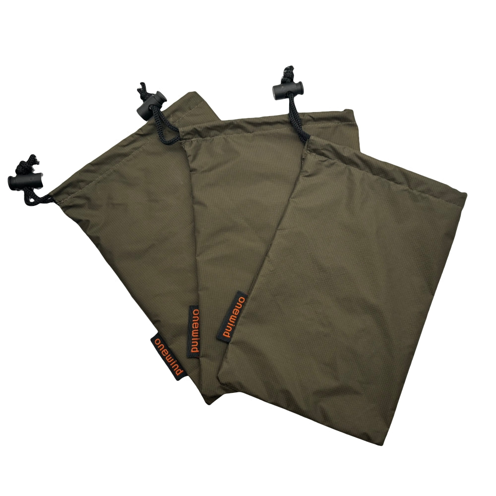 Onewind Outdoors Tent Stake Stuff Sack- 3pcs Dress Loud