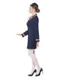 Airways Attendant Costume, Blue Dress Loud