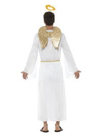Angel Gabriel Costume, Unisex, White Dress Loud