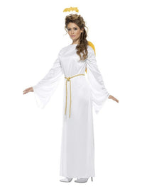 Angel Gabriel Costume, Unisex, White Dress Loud