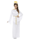 Angel Gabriel Costume, Unisex, White Dress Loud