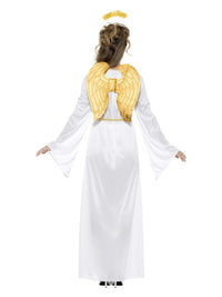 Angel Gabriel Costume, Unisex, White Dress Loud