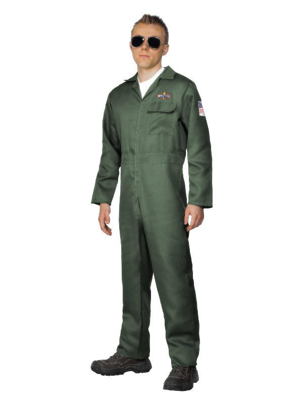 Aviator Costume, Green Dress Loud