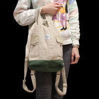 Laptop Backpack - Hemp & Cotton Dress Loud