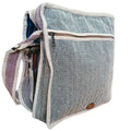 Hemp Laptop Messenger Bag - Curves Dress Loud