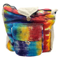 Tiedye Hemp Study Bag with Front Pocket Dress Loud