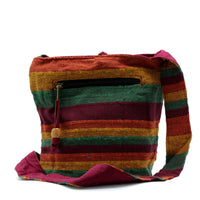 Nepal Sling Bag - Mountain Trek Tan & Greens Dress Loud