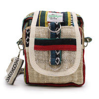 Body-Cross Natural Hemp & Jhari Travel Bag Dress Loud