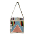 Hemp Laptop Messenger Bag - Triangle Dress Loud