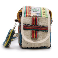Body-Cross Natural Hemp & Jhari Travel Bag Dress Loud