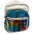 Tiedye Hemp Medium Backpack No Print Dress Loud