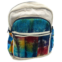 Tiedye Hemp Medium Backpack No Print Dress Loud