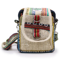 Body-Cross Natural Hemp & Jhari Travel Bag Dress Loud