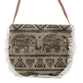 Fab Fringe Bag - Elephant Print Dress Loud
