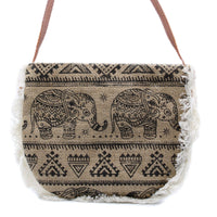 Fab Fringe Bag - Elephant Print Dress Loud