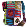 Ethnic Sling Bag - Purple / Spiral Dress Loud