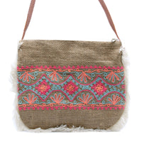 Fab Fringe Bag - Summer Pattern Embroidery Dress Loud