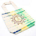 Tye-Dye Cotton Bag (6oz) - 38x42x12cm -  Namaste Hands - Multi - Natural Handle Dress Loud