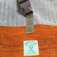 Hemp Trekking Rolling Backpack - Sunset Orange Dress Loud