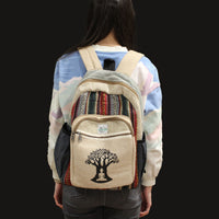 Large Backpack - Bohdi Tree Design Dress Loud