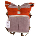 Hemp Trekking Rolling Backpack - Sunset Orange Dress Loud