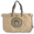 Natural Tote Bag Leather Handle - Inspiration Dress Loud