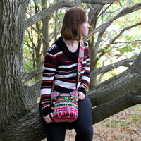 Jacquard Bag - Pink Sling Bag Dress Loud