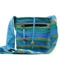 Nepal Sling Bag - Spring Meadows Green & Blue Dress Loud