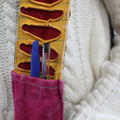 Ethnic Sling Bag - Sand / Peace Dress Loud