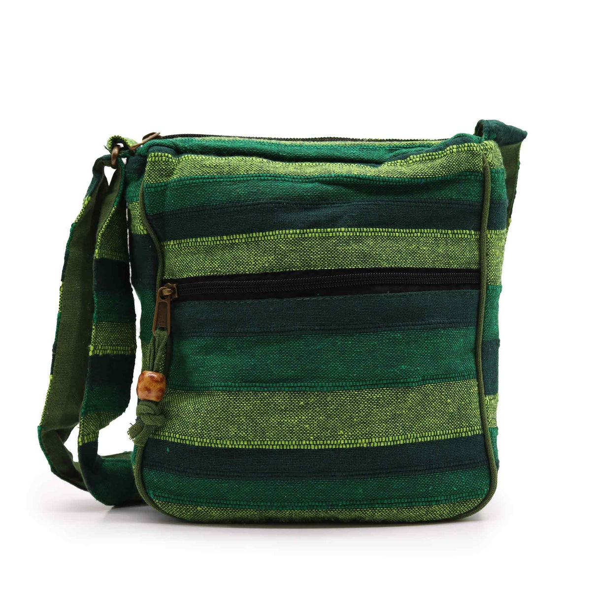 Lrg Nepal Sling Bag (Adjustable Strap) - Forest Green Dress Loud