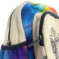 Tiedye Hemp Medium Backpack - 7 Chakra Dress Loud