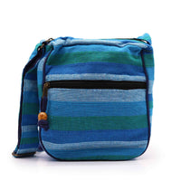 Lrg Nepal Sling Bag  (Adjustable Strap) - Blue Rivers Dress Loud