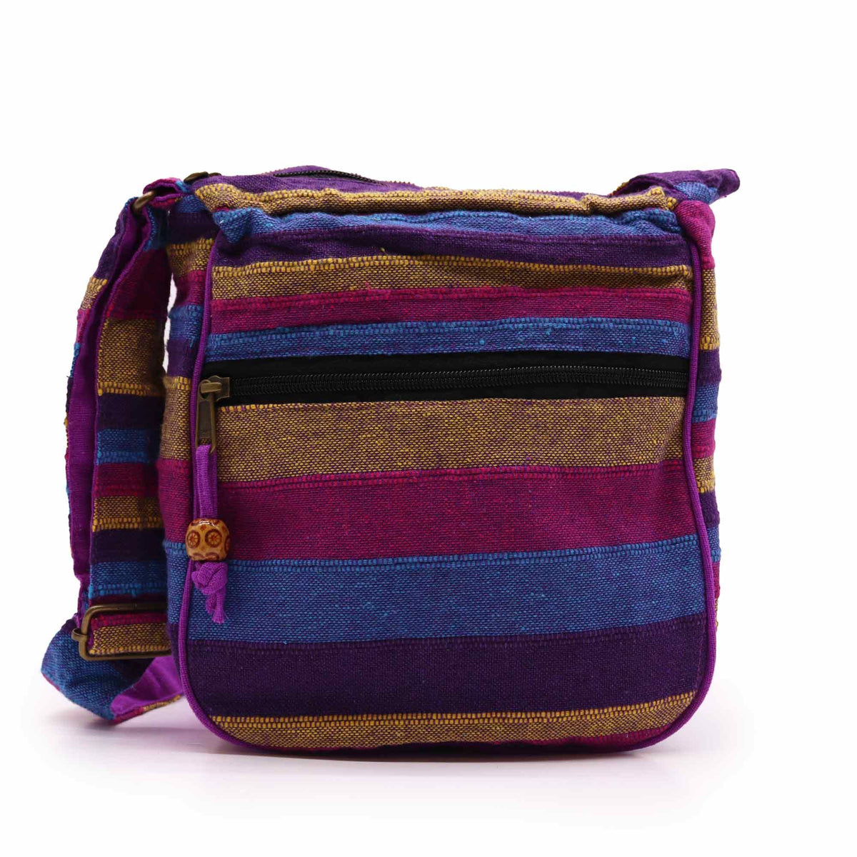 Lrg Nepal Sling Bag  (Adjustable Strap) - Wild Flowers Dress Loud