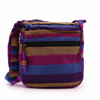 Lrg Nepal Sling Bag  (Adjustable Strap) - Wild Flowers Dress Loud