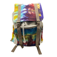 Tiedye Hemp Large Square Backpack Dress Loud
