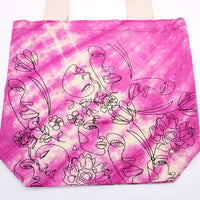 Tye-Dye Cotton Bag (6oz) - 38x42x12cm - Pretty Face - Magento - Natural Handle Dress Loud