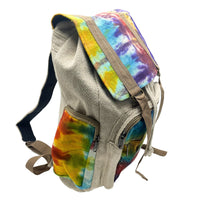 Tiedye Hemp Large Square Backpack Dress Loud