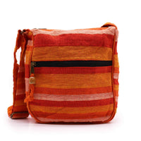 Lrg Nepal Sling Bag  (Adjustable Strap) -  Sunrise Orange Dress Loud