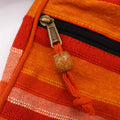 Lrg Nepal Sling Bag  (Adjustable Strap) -  Sunrise Orange Dress Loud